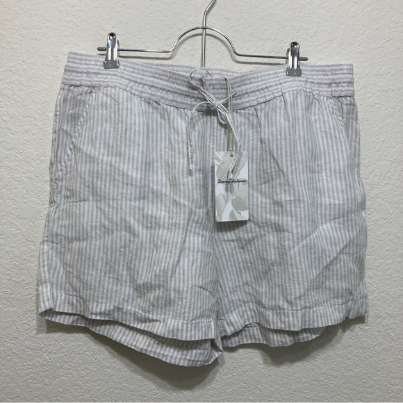 Tommy Bahama Linen Shorts Sunshine Waves 100% Linen Size L - Picture 2 of 9